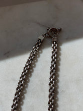 Load image into Gallery viewer, Panther Link Mother of Pearl Sterling Silver Necklace 16.5”
