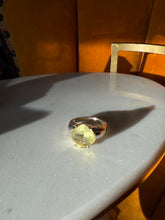 Load image into Gallery viewer, Chunky Yellow Sterling Silver Ring Size 9.25
