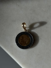 Load image into Gallery viewer, Italian Lire Coin w/ 14k Yellow Gold Enhancer Bale
