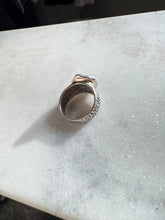Load image into Gallery viewer, Israel Sterling Silver &amp; Copper Ring Size
