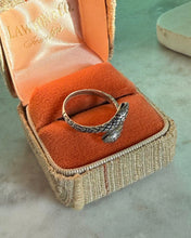 Load image into Gallery viewer, Snake Bypass Sterling Silver Ring Size 9.75
