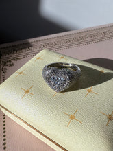 Load image into Gallery viewer, Sparkle CZ Heart Sterling Silver Ring Size 7
