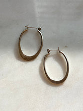 Load image into Gallery viewer, Vintage Sterling Silver Hoop Earrings
