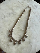 Load image into Gallery viewer, Chunky Heart Ball Bead Sterling Silver Necklace
