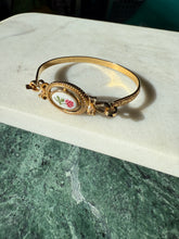 Load image into Gallery viewer, Avon Vintage Gold Plated Bangle Bracelet 6.25”
