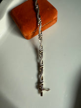 Load image into Gallery viewer, Gold Vermeil Two-Tone Sterling Bracelet 7”
