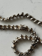 Load image into Gallery viewer, Italian San Marco Croissant Sterling Silver Chain 16”
