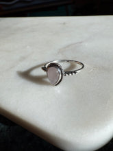 Load image into Gallery viewer, Quartz Sterling Silver Dainty Ring Size 9.5
