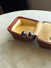 Load image into Gallery viewer, Tahitian Pearl Sterling Silver Post Back Earrings
