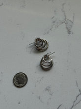 Load image into Gallery viewer, Sterling Silver Hoop Earrings
