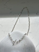 Load image into Gallery viewer, Toggle Clasp Sterling Silver Chain 16”
