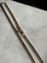 Load image into Gallery viewer, Italian Gold Vermeil Snake Chain 18”
