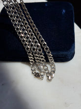 Load image into Gallery viewer, Italian Solid Sterling Silver Cuban Curb Chain 24.5”
