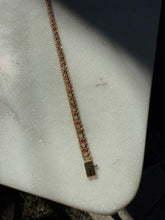 Load image into Gallery viewer, Natural Ruby &amp; Diamond 14k Gold Bracelet 6.75”
