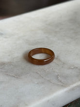 Load image into Gallery viewer, Dyed Brown Quartz Stacker Ring Size 7.5
