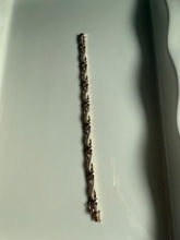 Load image into Gallery viewer, Gold Vermeil Two-Tone Sterling Bracelet 7”
