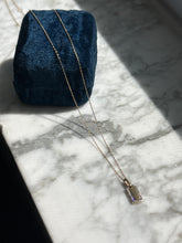 Load image into Gallery viewer, Adina Reyter 14k Gold Diamond Dog Tag Necklace
