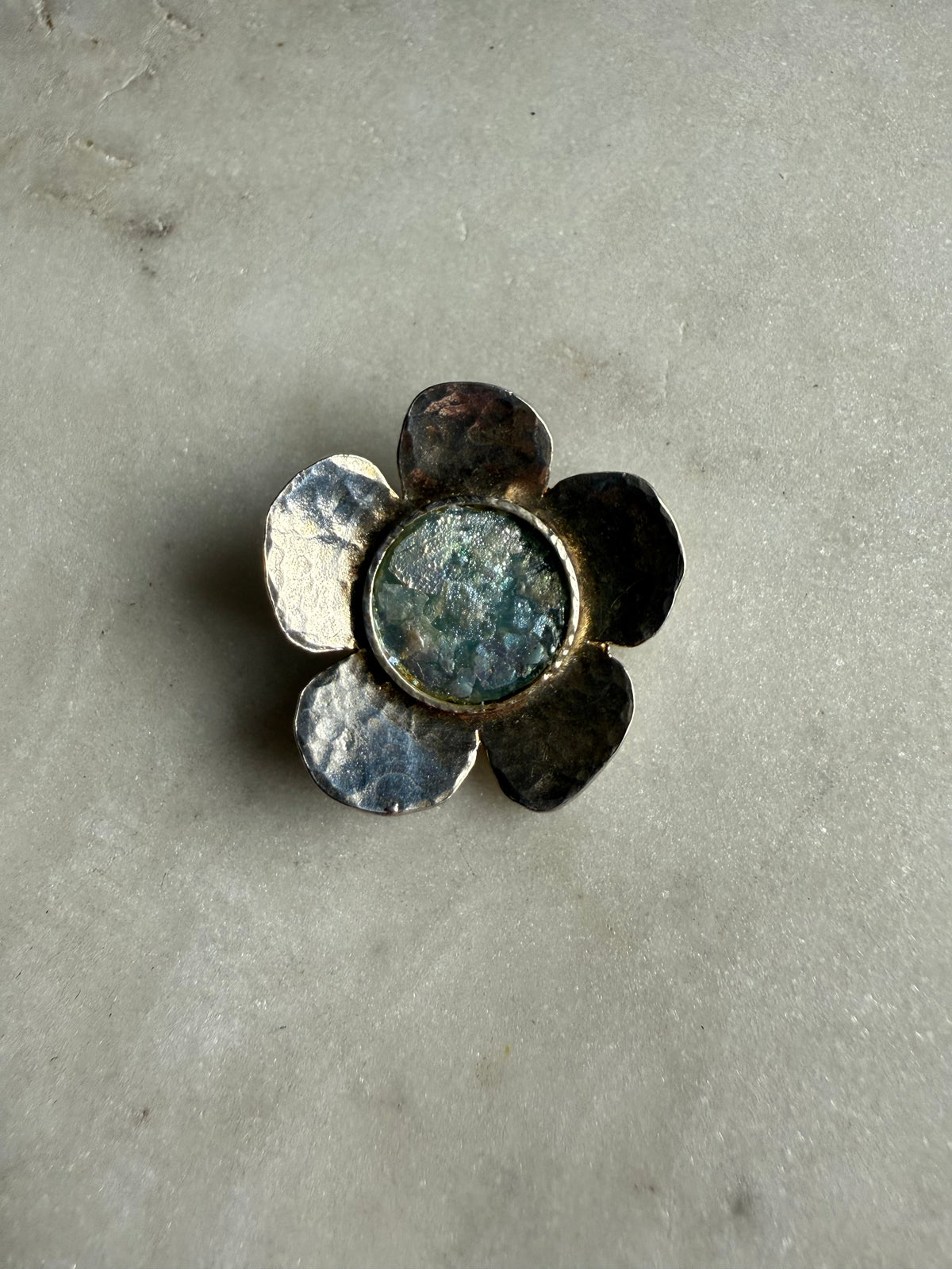 Sterling Silver Flower Pendant