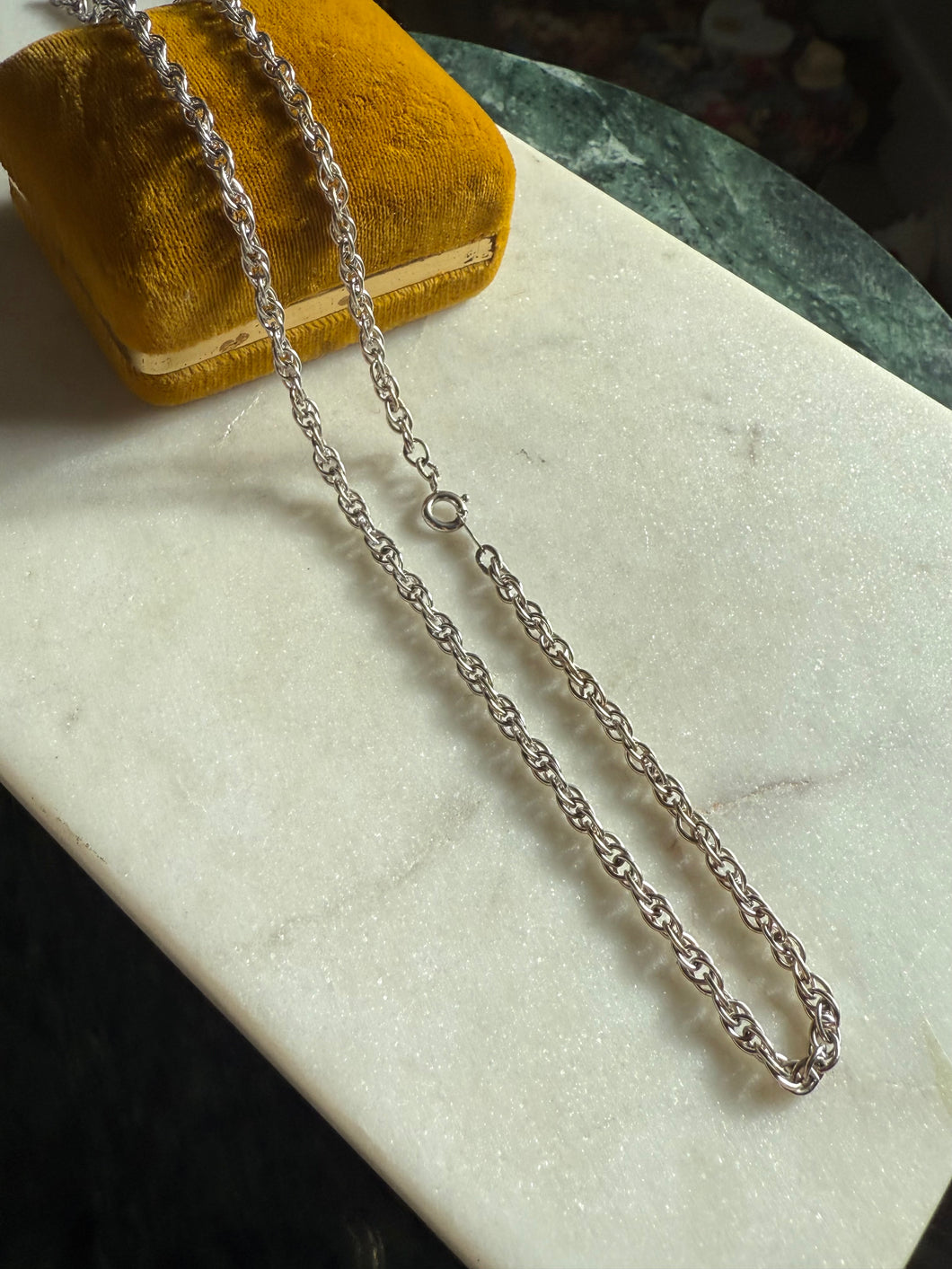 Wells Sterling Rope Chain Sterling Silver 24”