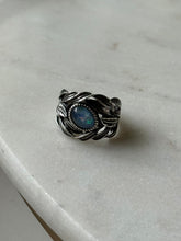 Load image into Gallery viewer, Vintage Sterling Opal Ring Size 8
