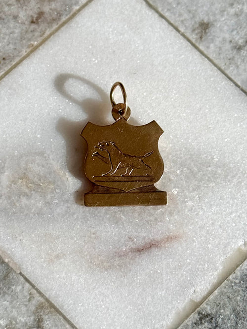 Antique Australian Tasmanian Devil 8k Gold Shield
