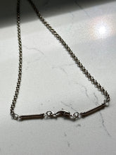 Load image into Gallery viewer, Dolphin Rolo Link Sterling Silver Chain 17”
