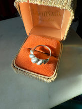 Load image into Gallery viewer, Croissant Sterling Silver Ring Size 6.25
