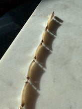 Load image into Gallery viewer, Mother of Pearl 14k Gold Bracelet 7.25”
