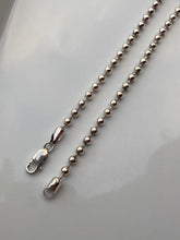 Load image into Gallery viewer, Ball Chain Vintage Sterling Silver Necklace
