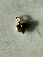 Load image into Gallery viewer, Vintage 10k Gold Mini Puffy Heart Charm
