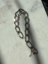 Load image into Gallery viewer, Chunky Vintage Sterling Silver Bracelet 8”
