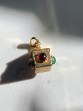 Load image into Gallery viewer, Traffic Light Vintage 14k Gold Charm
