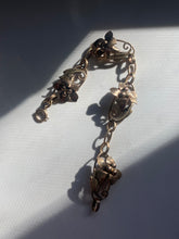 Load image into Gallery viewer, Antique 12k Gold Fill Flower Bracelet
