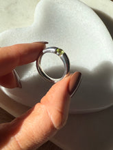 Load image into Gallery viewer, Peridot Sterling Silver Ring Size 8
