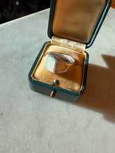 Load image into Gallery viewer, Opal Inlay Sterling Silver Ring Size 5.75
