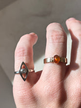 Load image into Gallery viewer, Vintage 14k Yellow Gold Mexican Fire Opal Ring Size 6.75
