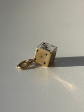 Load image into Gallery viewer, Vintage 14k Gold Dice Charm

