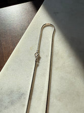 Load image into Gallery viewer, Italian Vintage Sterling Silver Snake Chain 16”
