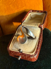 Load image into Gallery viewer, Solid Sterling Silver Modernist Ring Size 6
