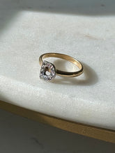 Load image into Gallery viewer, Vintage Diamond ‘D’ 14k Gold Ring Size 7

