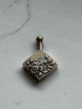 Load image into Gallery viewer, Floral Perfume Bottle Sterling Silver Pendant
