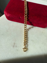 Load image into Gallery viewer, Vintage 1/20 12k Gold Filled Cuban Link Bracelet 7”
