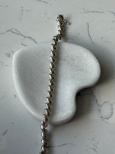 Load image into Gallery viewer, Italian Sterling Silver San Marco Croissant Link Bracelet 8”
