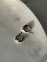 Load image into Gallery viewer, Vintage Sterling Silver Mini Hoops
