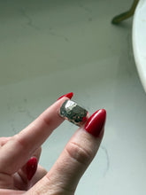 Load image into Gallery viewer, Vintage Solid Sterling Silver Hammered Cigar Band Size 7.25
