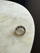 Load image into Gallery viewer, Marcasite Sterling Silver Ring Size 5.25
