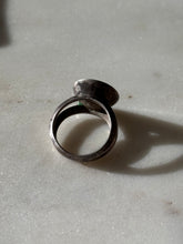 Load image into Gallery viewer, Vintage Circle Malachite Sterling Ring Size 8
