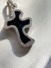 Load image into Gallery viewer, Charles Albert Art Glass Cross Pendant
