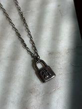 Load image into Gallery viewer, ‘H’ Lock Sterling Silver Chain 17.5”
