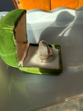 Load image into Gallery viewer, Mexico Cancer Turquoise Sterling Ring Size 10.25
